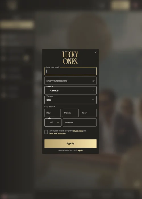 Start Login LuckyOnes Casino<